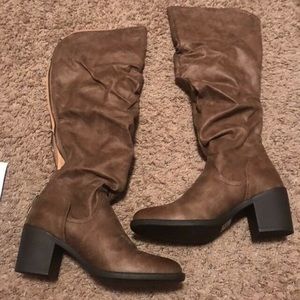 Women’s Qupid knee high boots, brand new with tags